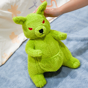 Cá nhân <span class=keywords><strong>Kangaroo</strong></span> đồ chơi sang trọng tùy chỉnh khuyến mại nhung Aussie Joey Thú nhồi bông âu yếm trẻ em Đồ chơi mềm - Product Image 4