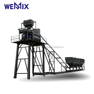 MHZS120 Centrale à béton sans fondation Centrale à béton sans fondation Alimentation par courroie sans fondation Usine à béton prête à l'emploi - Product Image 1