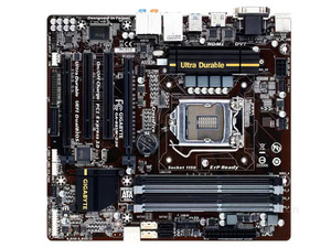 เมนบอร์ด Gigabyte/B85m-d3h DDR3 1150 สำหรับเดสก์ท็อป รองรับแรมสูงสุด 128GB พอร์ต SATA ดีไซน์แบบโซลิดสเตท - Product Image 1