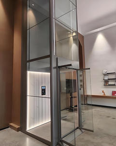 Lift hidrolik rumah, Lift tangga penumpang Hotel Lift hidrolik 400kg - Product Image 3