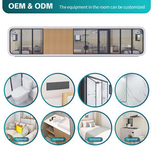 Maison mobile modulaire préfabriquée haut de gamme et <span class=keywords><strong>vue</strong></span> sur la <span class=keywords><strong>mer</strong></span> luxueuse salle de soleil pomme cabine bar bureau Pod maison préfabriquée mobile - Product Image 6