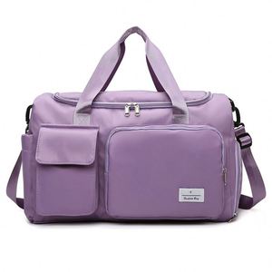Bolsa de Yoga de Lujo, Bolsa de Viaje Deportiva Portátil Rosa con Compartimento para Zapatos - Product Image 1