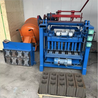 Machine manuelle de fabrication de blocs à prix d'usine avec moules pour briques creuses, pleines, autobloquantes et pavés en béton – Équipement de construction