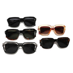 Gafas de Sol Polarizadas TR90 Clásicas con Marco Negro, Lentes TAC UV400, Protección Solar para Conducir, Moda Masculina - Product Image 2