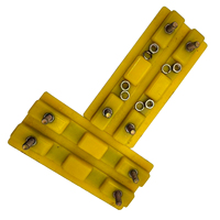 Patins de piste durables 2411111 M12 Poly pour pièces de fraiseuse de route de raboteuses à froid
