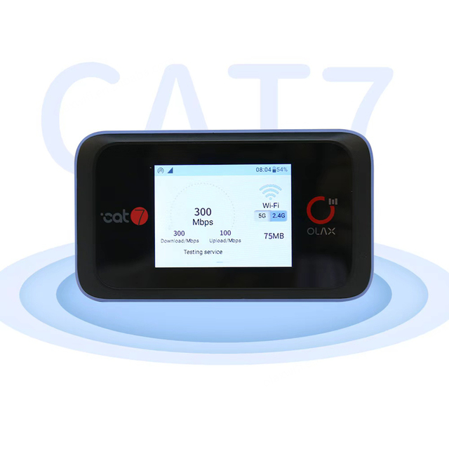 Olax Mt60 2.4g 5.8g Dual Band 4g Lte Cat7 Wifi Router Wireless Router Universal Band 4000mah Mobile Hotspot For Travel Outdoor