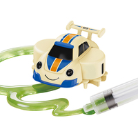 Nouveauté : Voiture de dessin au slime rechargeable avec capteur d'induction pour suivre la ligne – Jouet créatif pour enfants