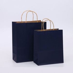 Sacs en papier kraft personnalisés en gros, durables, à bas prix, pour cadeaux publicitaires, sacs promotionnels avec impression personnalisée - Product Image 4