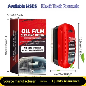 Kit de nettoyage pour <span class=keywords><strong>pare</strong></span>-<span class=keywords><strong>brise</strong></span> et vitres avec brosse anti-film gras et détergent, élimine les taches et évite les traces d'eau, en boîte - Product Image 5
