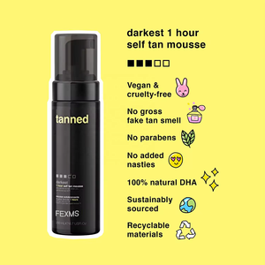 Mousse de bronzage de marque privée Mousse de bronzage instantanée sans soleil pour le corps, la peau des <span class=keywords><strong>jambes</strong></span> Vegan Auto-bronzant sans cruauté - Product Image 4