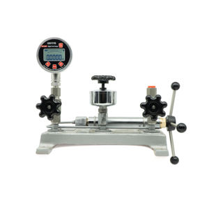 Recém-atualizado Calibrado Mão Bomba 600 Bar Popular Calibrador Pneumático <span class=keywords><strong>Pressure</strong></span> <span class=keywords><strong>Gauge</strong></span> Calibração Máquina - Product Image 1