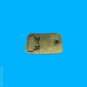 Hebilla de Cinturón Levi Strauss & Co, Hebilla de Bronce Vintage, Accesorio de Ropa para Hombre - Product Image 2
