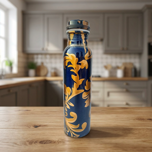 Juego de Tazas de Cobre con Aislamiento al Vacío, Diseño Indio Meena, Caja de Regalo Ecológica, Aislamiento Térmico de 6-12 Horas, 500 ml, Estilo Americano - Product Image 2