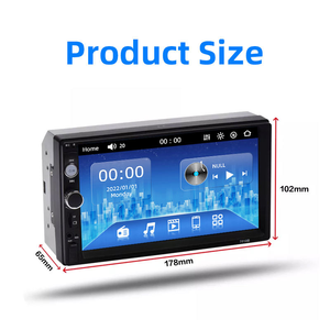 Radio de Auto Universal 7010B de 7 Pulgadas y 2 Din, Reproductor MP5, Cámara de Visión Trasera, Electrónica para Auto, BT, FM, Mirror Link, Reproductor de <span class=keywords><strong>DVD</strong></span> para Auto - Product Image 5