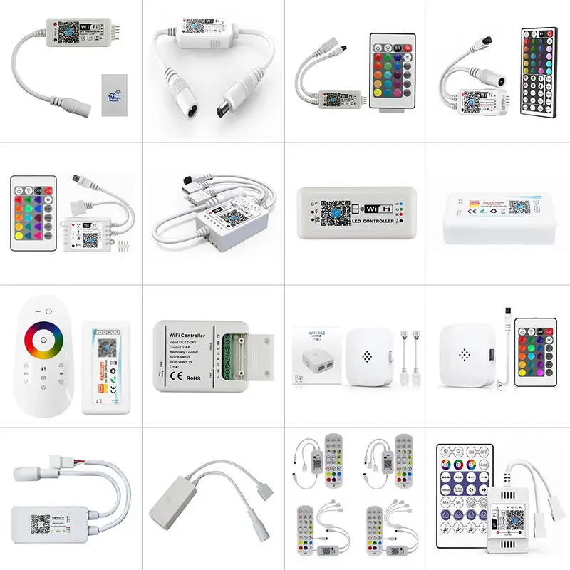 Controller Good Price Wholesale Tuya Wifi Bluetooth Rgb Rgbw Rgbcct Led Strip Light Controller