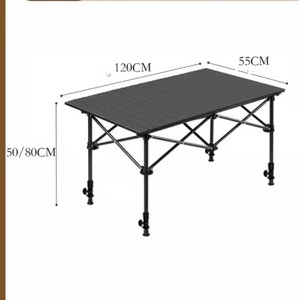 Tavolo Pieghevole Rettangolare da Esterno per Campeggio, Barbecue, Tour in <span class=keywords><strong>Auto</strong></span> e Picnic - Vendita all'Ingrosso - Product Image 5