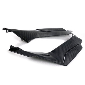 Accessoires de moto transparents en Fiber de carbone, brillant, pour <span class=keywords><strong>Honda</strong></span> CBR1000RR, CBR1000 <span class=keywords><strong>RR</strong></span> 2020 <span class=keywords><strong>2021</strong></span>, carénage latéral modifié, 3K - Product Image 2