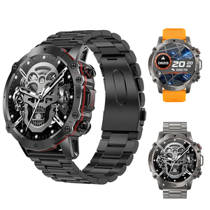 남성용 AK56 스마트 시계 IP67 방수 견고한 야외 스마트 워치 BT 통화 생활 피트니스 시계 100 + 스포츠 - Product Image 1
