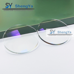 Lentes de fabricación 1,56 HMC Lente de bloque azul de corte azul Lente progresiva fotocromatica con revestimiento verde AR - Product Image 1