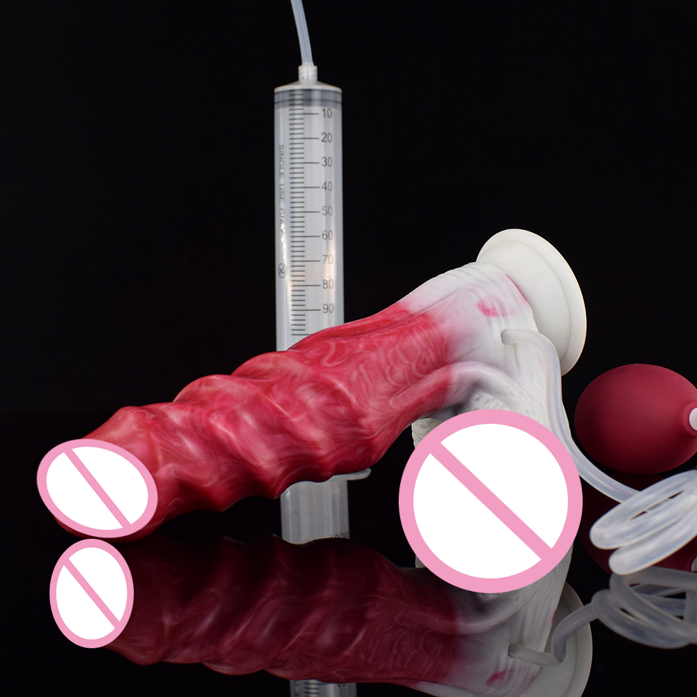 Realistic Squirting Dildo - Ejaculating Vibrating Penis