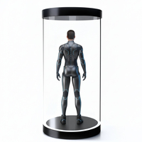 Pantalla Holográfica 3D de Humano Virtual Activada por Voz, Pod Interactivo Todo en Uno para Aplicaciones de Exhibición Empresarial en Interiores