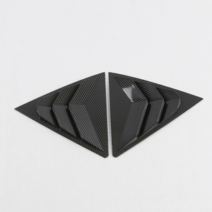 Car Rear <b>Window</b> for 2014 2015 2016 2018 ABS Carbon Fiber Print Side <b>Cover</b> Trim Sticker Vent Scoop - Product Image 5