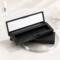 Boîtier de palette de fards à paupières de haute qualité, emballage vide pour fard à joues avec miroir, conteneur rectangulaire pour fards à paupières, personnalisable OEM/ODM