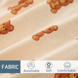 <span class=keywords><strong>Tutina</strong></span> Estiva per Neonati 0-24 Mesi, 100% Cotone, Manica Corta con Stampa Orsetto, Abbigliamento per Bambini - Product Image 4