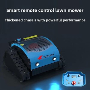 21-inch High-Power <b>Remote</b> <b>Control</b> Lawn <b>Mower</b> KH-LM2421 Brushless Vertical Axis Oil-electric Hybrid Rubber <b>Track</b> Orchard Mowing K - Product Image 6