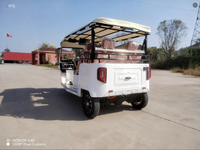 Tricycle électrique certifié CEE pour passagers avec auvent, idéal pour le transport touristique et en station balnéaire