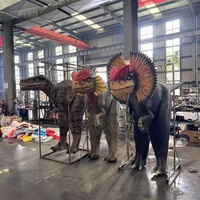 El Yapımı Gerçek Boyutta Animatronik Yürüyen Robotik Dinozor Kostümü T-Rex Silikon Kaplama İç/Dış Mekan Kullanımı Alışveriş Merkezi için