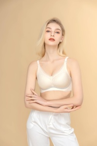 Thân thiện với da cotton áo ngực thể thao cho con bú các bà mẹ khỏe mạnh cho con bú điều dưỡng áo ngực phụ nữ in kỹ thuật số áo ngực liền mạch - Product Image 2