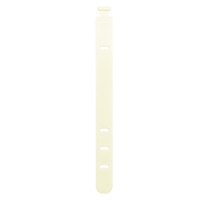 Attaches de câbles en silicone réutilisables et réglables, sangles organisatrices de câbles souples multi-trous, supports de fils multicolores pour la gestion des câbles