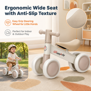 Voiture à pousser pour bébé à 4 roues, silencieuse et antidérapante, trotteur pour enfants de 1 à 4 ans - Product Image 4