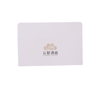 Porta Tarjetas de Hotel de Papel de Lujo, Tamaño Personalizado, Estampado Dorado en Relieve, Diseño Universal, Funda para Tarjetas, Sobre