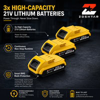 Perceuse à percussion multifonctionnelle à batterie lithium 21V, perceuse électrique à vitesse variable, mini tournevis, outils de perçage industriels OEM