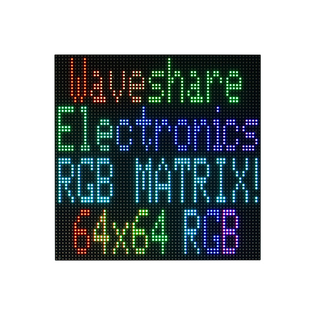 Dot matrix Display Screen RGB Full Color LED Brightness Adjustable HUB75 Interface DIY Screen Can Be Cascaded