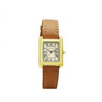 Montre-bracelet TikTok Guangzhou pour femme, à quartz, avec bracelet en acrylique rectangulaire de style romain, boîtier en alliage écologique, vente en gros transfrontalière