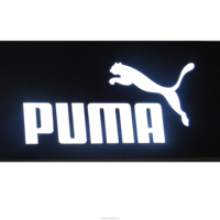 Panneau d'affichage lumineux à LED pour porte, lettres sans limite