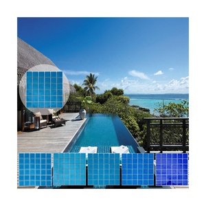 Wholes Sales Ice Crackle Ceramic <strong>Mosaic</strong> Swimming Pool <strong>Tiles</strong> - Product Image 1