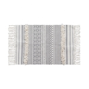 עיצוב חדש boho בית חווה נוף מודרני סלון שטיחים דלת מחצלת בית תפאורה שטיחים ושטיחים בעבודת יד - Product Image 6