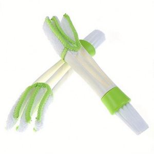 MHK20 Small Hot Sale Double Head Eco-Friendly Plastic Handle Nylon Bristles Car Air Conditioner Vent Slit Cleaner <b>Brush</b> <b>Window</b> - Product Image 5