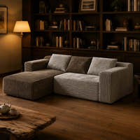 Canapé modulaire confortable, sectionnel, amovible, pour salon moderne