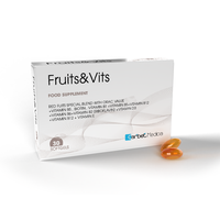 Offre Spéciale : Gélules FRUITS&VITS – Compléments Alimentaires Italiens à Base de Plantes pour Adultes, Riche en Fruits et Vitamines, Sans Gluten, Marque Privée