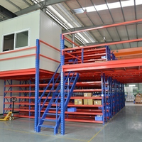 Plateforme de stockage multi-niveaux en acier laminé à froid Q235, connectée par boulons, pour marchandises en vrac, entrepôt, mezzanine multi-étages