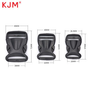 Mochila para mascotas, accesorios para bolso de pecho de Animal pequeño, correa de hombro de plástico negro, Clip para cinturón, hebilla de liberación rápida - Product Image 1