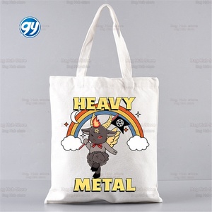 Sac fourre-tout en <span class=keywords><strong>toile</strong></span> Baphomet Eco Demon Ghost Shopping Satan Occult Goat, sacs à bandoulière pour enfants, sacs à bandoulière décontractés effrayants et maléfiques pour enfants - Product Image 2