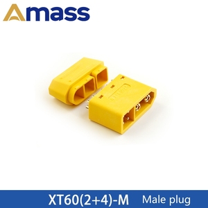 Connecteur Amass XT60 2+4 20A à courant élevé, 2 broches d'alimentation + 4 broches de signal, pour batterie lithium et drone, prix de gros - Product Image 5
