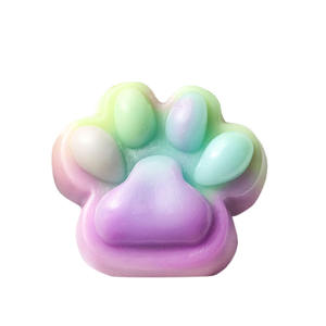 Jouet Squishy Géant Patte de Chat Arc-en-ciel en TPR, Cadeau Unisexe à Rebond Lent, Origine Zhejiang, Nouvelle Arrivée - Product Image 4