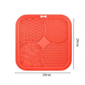 Tapis d'alimentation lente en silicone pour animaux de compagnie, réutilisable, sans BPA, qualité alimentaire, facile à nettoyer, accessoire pour repas de chats et chiens - Product Image 3